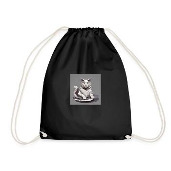 Chat - Sac de sport léger - noir - Devant
