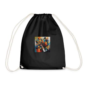 Symphonie de Couleurs - Sac de sport léger - noir - Devant