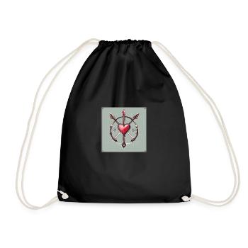 Embrace Love with Our Cozy Collection - Sac de sport léger - noir - Devant
