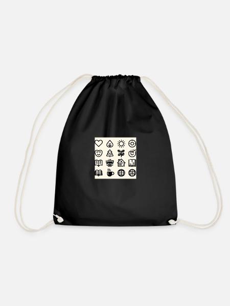 Day - Drawstring Bag - black