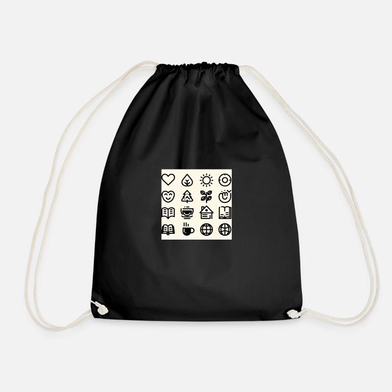 Day - Drawstring Bag - black