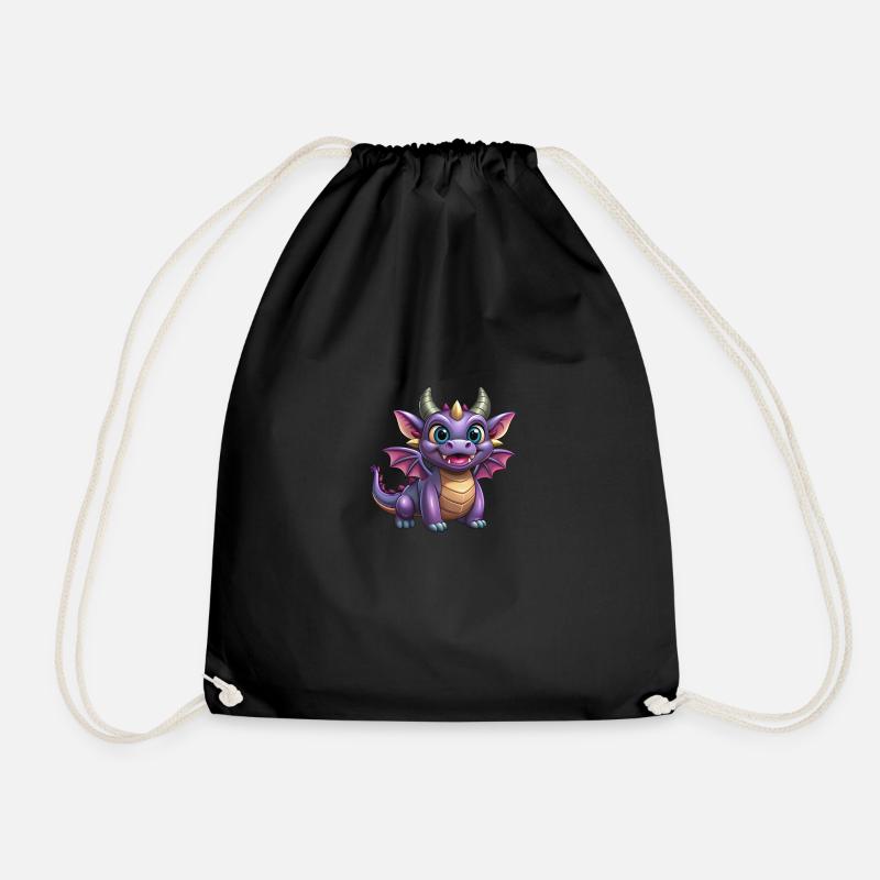 Dragon monstre - Sac de sport léger - noir