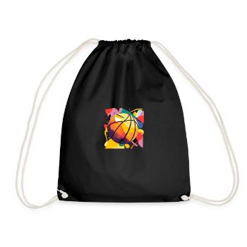 Fun basketball tee shirt - Sac de sport léger - noir - Devant