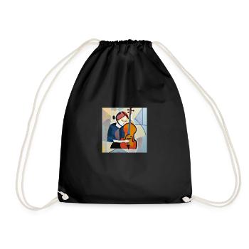 Einen Augenblick vor dem Schein - Turnbeutel - Schwarz - Vorne