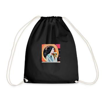 Refresh - Drawstring Bag - black - Front