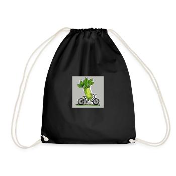 Poireau cycliste - Sac de sport léger - noir - Devant