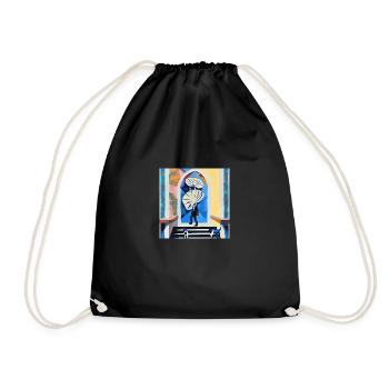 Une tête pleine de fleurs - Sac de sport léger - noir - Devant