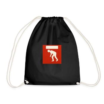 Watch Your Head - Drawstring Bag - black - Front