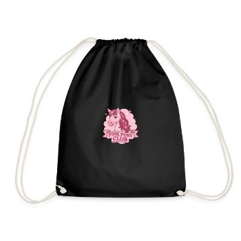 Pink Pony Club - Drawstring Bag - black - Front