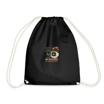 Chaos créatif - Sac de sport léger - noir - Devant