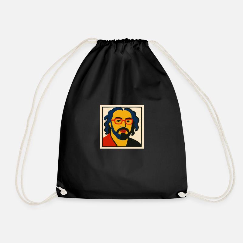 Fat Matisse Uncle - Drawstring Bag - black