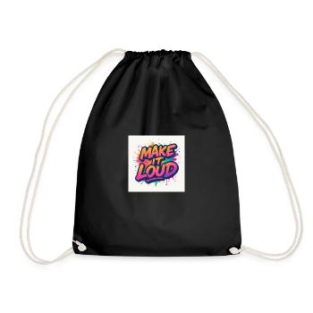 Make It Loud – Ose le Volume - Sac de sport léger - noir - Devant