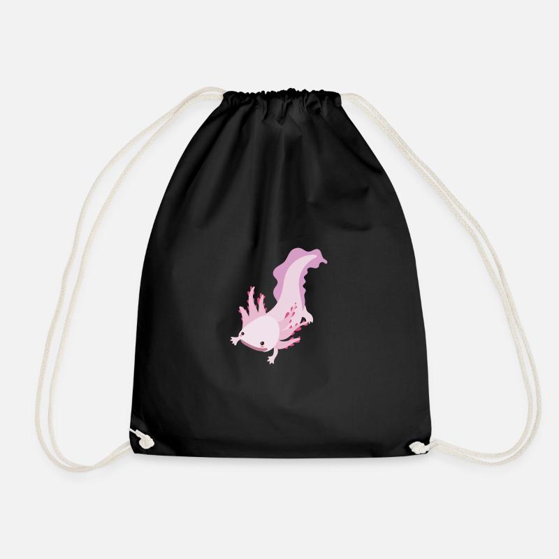 Axolotl - Turnbeutel - Schwarz