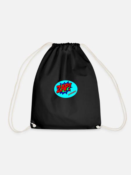 Superhero (Superhero) - Drawstring Bag - black