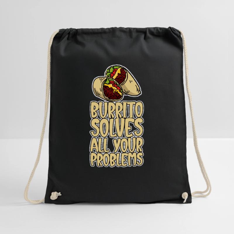 Burrito Solves All Your Problems Turnbeutel