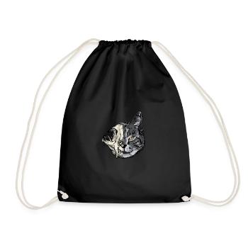 Schrödingers Katze - Dead or Alive - Drawstring Bag - black - Front