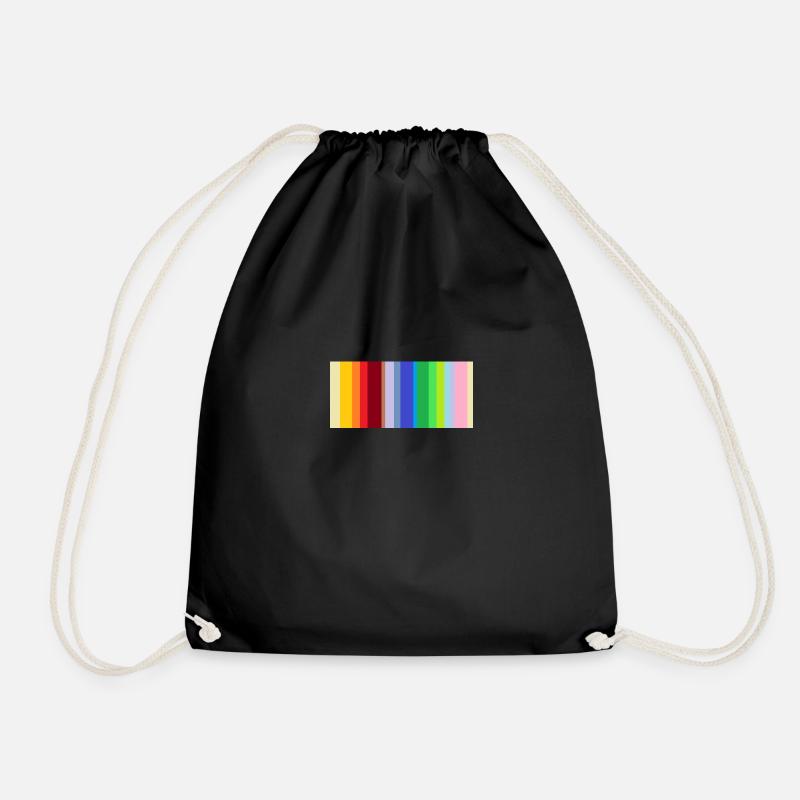 Barcode: various - Drawstring Bag - black