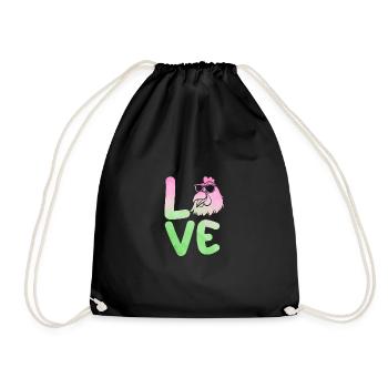 Poules Poule - Sac de sport léger - noir - Devant