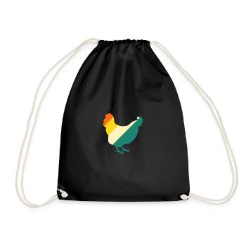 Poules Poule - Sac de sport léger - noir - Devant