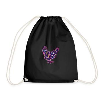 Poules Poule - Sac de sport léger - noir - Devant