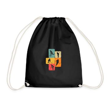 Joueurs de hockey sur gazon Hockey sur gazon - Sac de sport léger - noir - Devant