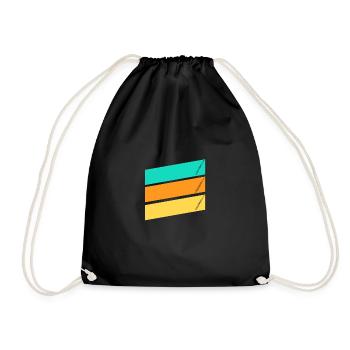 Flute player - Drawstring Bag - black - Front