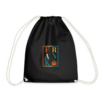 Frank - Drawstring Bag - black - Front