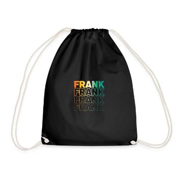 Frank - Drawstring Bag - black - Front