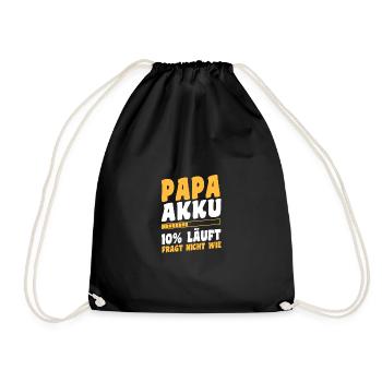 Père Équipe Papa - Sac de sport léger - noir - Devant