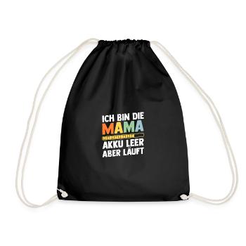 Mère Équipe Maman - Sac de sport léger - noir - Devant