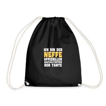 Motif familial neveu - Sac de sport léger - noir - Devant