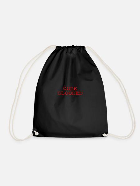 Code Blooded Cooler Programmierer-Codierer Code-Blooded - Turnbeutel - Schwarz