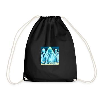 Artificial intelligence - Drawstring Bag - black - Front