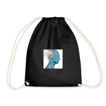 Artificial intelligence - Drawstring Bag - black - Front