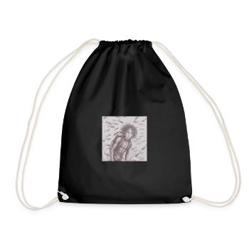 Garçon plongeur beige - Sac de sport léger - noir - Devant