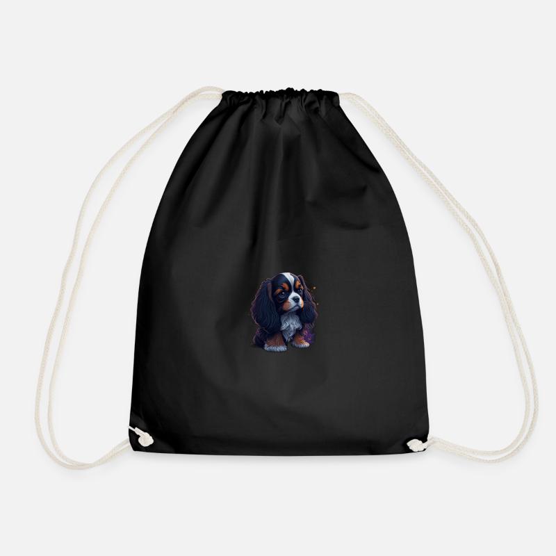 Cavalier King Charles Spaniel - Turnbeutel - Schwarz