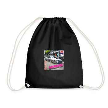 Jdm Tuning Car Drifter - Turnbeutel - Schwarz - Vorne