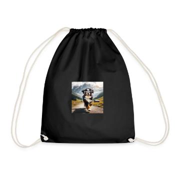 Bouvier bernois - Sac de sport léger - noir - Devant