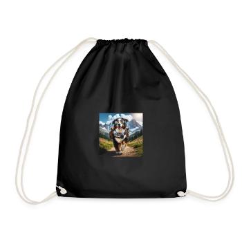 Berner Sennenhund - Turnbeutel - Schwarz - Vorne