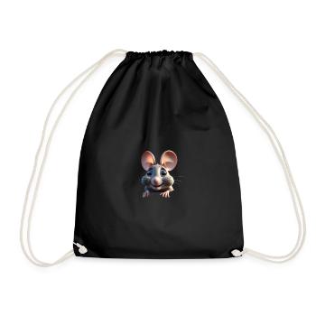 Souris Fantaisistes - Sac de sport léger - noir - Devant