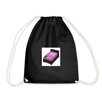 Short-term alarm with sleep mode - Drawstring Bag - black - Front