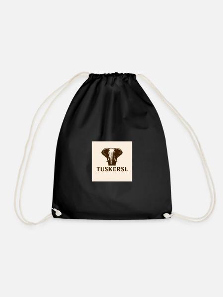 Tuskers - Drawstring Bag - black