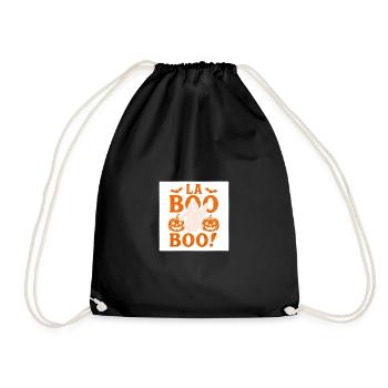 La Boo Boo Halloween Geist - Turnbeutel - Schwarz - Vorne