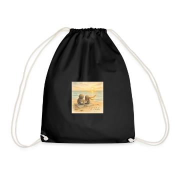 Sea Breeze Coffee Companions - Drawstring Bag - black - Front