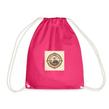 Vintage Büro Sarkasmus - Turnbeutel - Fuchsia - Vorne