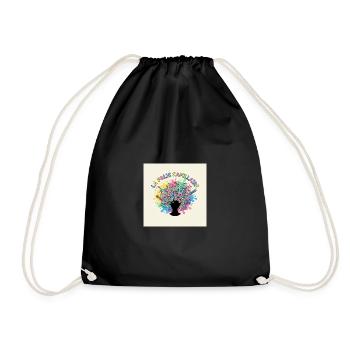 Der bunte Haarwahnsinn - Turnbeutel - Schwarz - Vorne