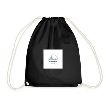 Constance Skyline Lac de Constance Emblème - Sac de sport léger - noir - Devant