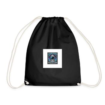 Celestial Voyager Explore Cosmos - Drawstring Bag - black - Front