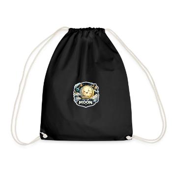 vers la Lune - Sac de sport léger - noir - Devant