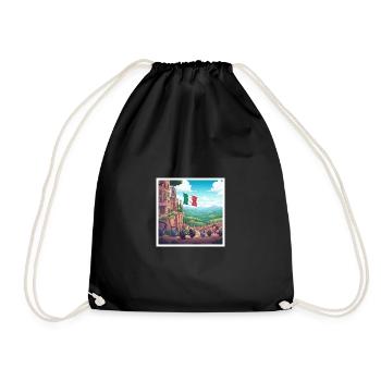 Collection de dessins animés GIDAGI Fitness - Sac de sport léger - noir - Devant